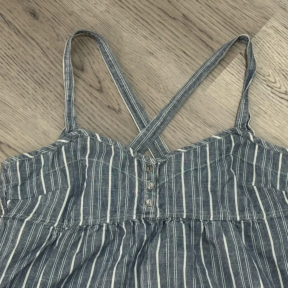 Gap Vintage Y2K Limited Edition Railroad Stripe Women’s Babydoll Top/Tank Top  M - Picture 2 of 8